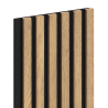 Mexen Lam-F Akustik-Lamellenwand 275 x 30 cm, Filz 8 mm, technisches Furnier, Klassische Kiefer - S105-275307-3015-012