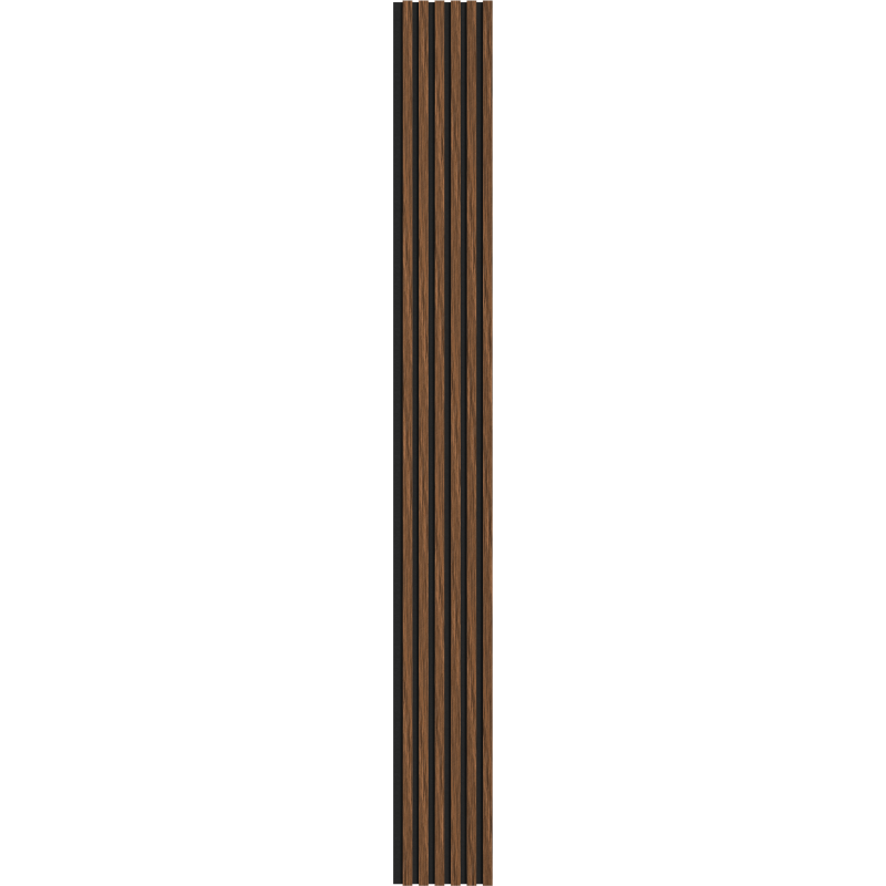 Mexen Lam-F Wandlamellen Akustik 275 x 30 cm, Filz 8 mm, technisches Furnier, Rubin Mahagoni - S105-275307-3015-013