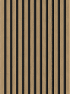 Mexen Lam-F lamelles acoustiques murales 275 x 30 cm, feutre 8 mm, placage technique, Noyer Lin - S105-275307-3015-015