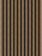 Mexen Lam-F akusitesch Wandlamellen 275 x 30 cm, Filz 8 mm, technesche Furnier, Natierlech Nuess - S105-275307-3015-016