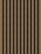 Mexen Lam-F lamele ścienne akustyczne 275 x 30 cm, filc 8 mm, fornir techniczny, Orzech Natural - S105-275307-3015-016