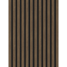 Mexen Lam-F acoustic wall slats 275 x 30 cm, 8 mm felt, engineered veneer, Cocoa Walnut - S105-275307-3015-018