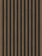 Mexen Lam-F lamelles murales acoustiques 275 x 30 cm, feutre 8 mm, placage technique, Noyer Cacaoyer - S105-275307-3015-018