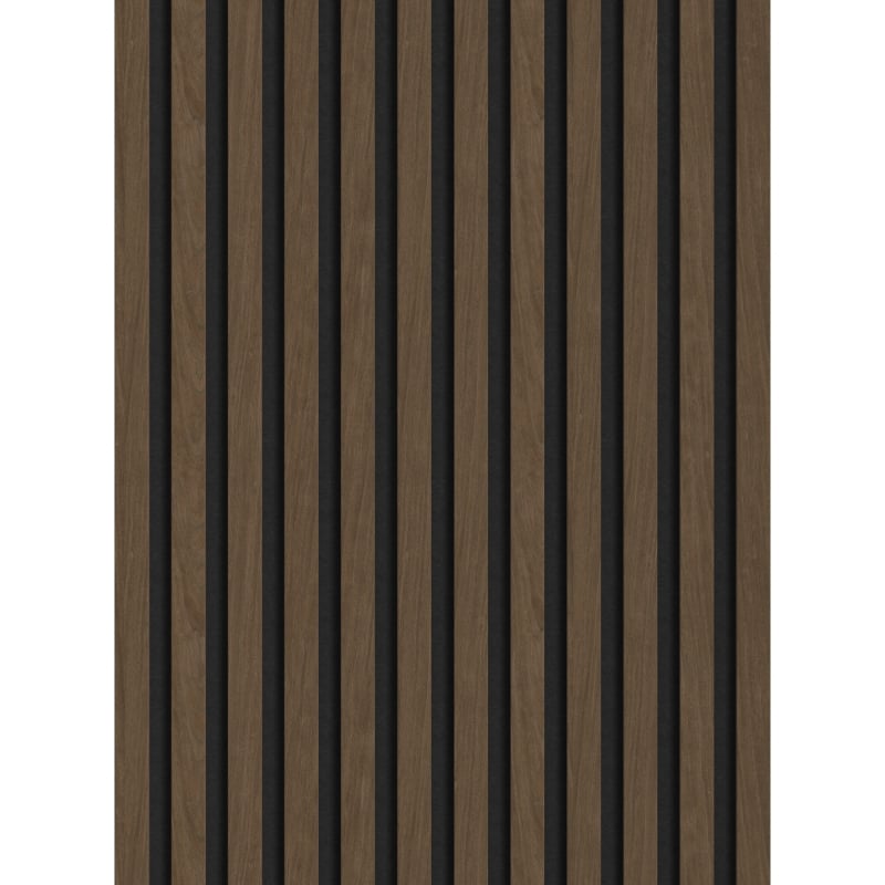Mexen Lam-F lamele ścienne akustyczne 275 x 30 cm, filc 8 mm, fornir techniczny, Orzech Espresso - S105-275307-3015-019