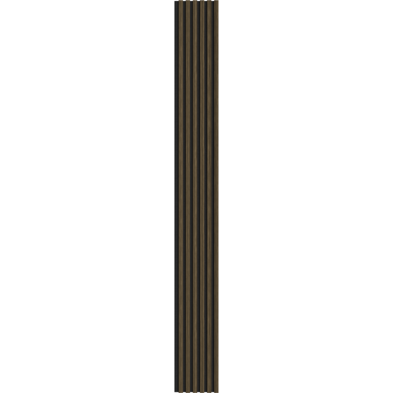 Mexen Lam-F Akustik-Wandpaneele 275 x 30 cm, 8 mm Filz, technische Furniere, Königsebenholz - S105-275307-3015-020