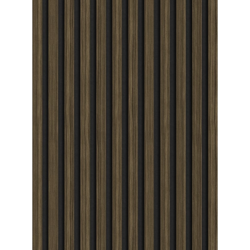 Mexen Lam-F lamele ścienne akustyczne 275 x 30 cm, filc 8 mm, fornir techniczny, Heban Królewski - S105-275307-3015-020