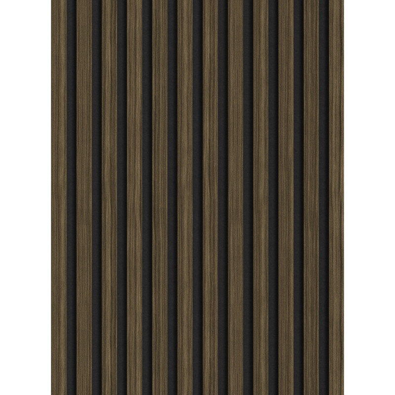 Mexen Lam-F lamelle da parete acustiche 275 x 30 cm, feltro 8 mm, impiallacciatura tecnica, Ebano Reale - S105-275307-3015-020