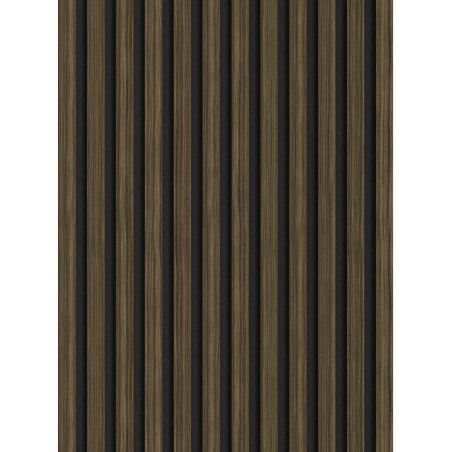 Mexen Lam-F akustische Wandlamellen 275 x 30 cm, Filz 8 mm, technisches Furnier, Königs-Ebenholz - S105-275307-3015-020