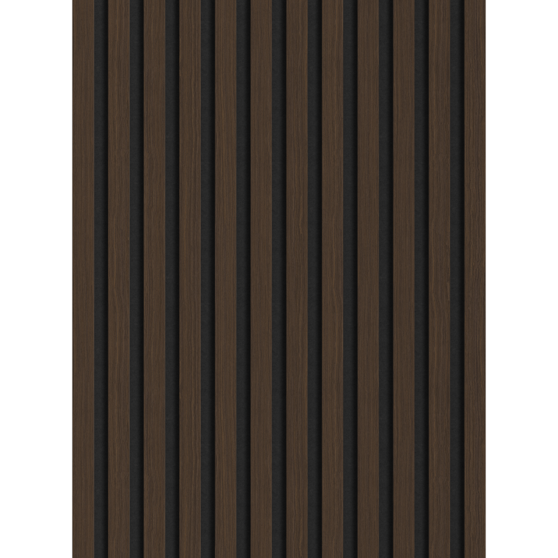 Mexen Lam-F akustične stenske lamele 275 x 30 cm, filc 8 mm, tehnični furnir, Orech Palisander - S105-275307-3015-021