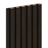 Mexen Lam-F lames acoustiques murales 275 x 30 cm, feutre 8 mm, placage technique, Ébène Marron - S105-275307-3015-022