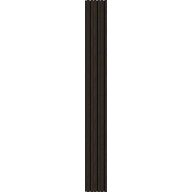 Mexen Lam-F lamele ścienne akustyczne 275 x 30 cm, filc 8 mm, fornir techniczny, Heban Brązowy - S105-275307-3015-022