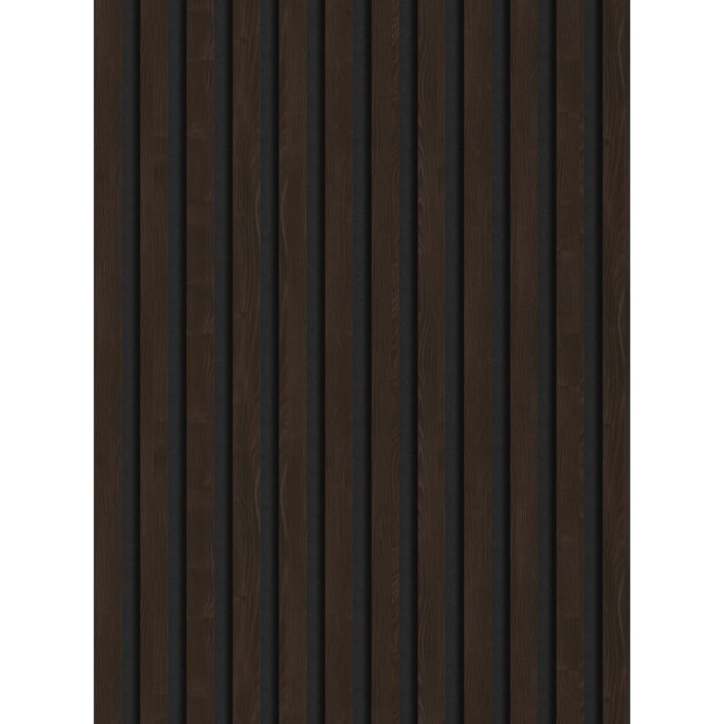 Mexen Lam-F lamele ścienne akustyczne 275 x 30 cm, filc 8 mm, fornir techniczny, Heban Brązowy - S105-275307-3015-022