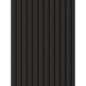 Mexen Lam-F lames murales acoustiques 275 x 30 cm, feutre 8 mm, placage technique, Ébène Noir - S105-275307-3015-023