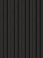 Mexen Lam-F lames murales acoustiques 275 x 30 cm, feutre 8 mm, placage technique, Ébène Noir - S105-275307-3015-023