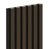 Mexen Lam-F akoestische wandlamellen 275 x 30 cm, 8 mm vilt, technisch fineer, Geroosterde Walnoot - S105-275307-3015-024