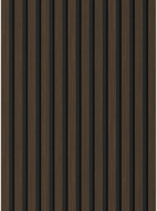 Mexen Lam-F Acoustic Wall Slats 275 x 30 cm, 8 mm Felt, Technical Veneer, Burnt Walnut - S105-275307-3015-024
