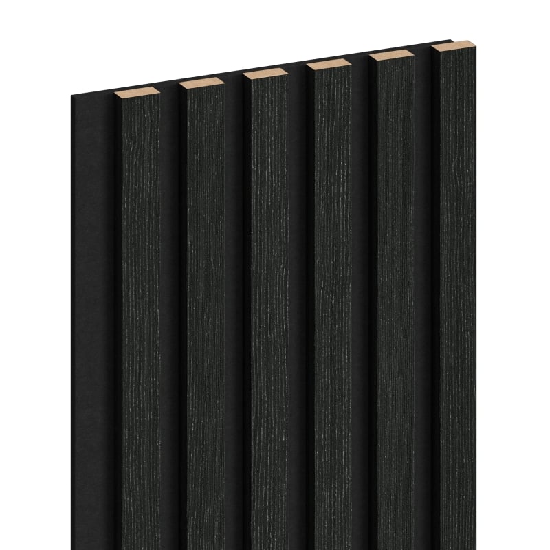 Mexen Lam-F lamele ścienne akustyczne 275 x 30 cm, filc 8 mm, fornir techniczny, Dąb Czarny Srebrzysty - S105-275307-3015-025