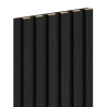 Mexen Lam-F paneles de pared acústicos 275 x 30 cm, fieltro 8 mm, chapa técnica, Roble Negro Plateado - S105-275307-3015-025