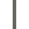 Mexen Lam-B Wall slats 275 x 31.5 cm, HDF board 4 mm, Gray Matte - S100-275317-2812-052