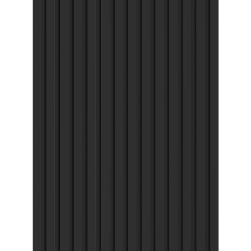 Mexen Lam-B väggpaneler 275 x 31,5 cm, HDF-skiva 4 mm, Svart Matt - S100-275317-2812-053