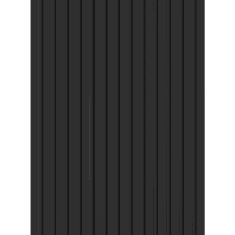 Mexen Lam-B Wandpaneele 275 x 31,5 cm, HDF-Platte 4 mm, Schwarz Matt - S100-275317-2812-053