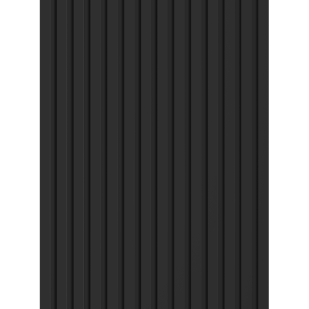 Mexen Lam-B lames murales 275 x 31,5 cm, panneau HDF 4 mm, Noir Mat - S100-275317-2812-053