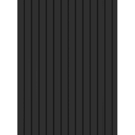Mexen Lam-B Wandpaneele 275 x 31,5 cm, HDF-Platte 4 mm, Schwarz Matt - S100-275317-2812-053
