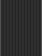 Mexen Lam-B Wandpaneele 275 x 31,5 cm, HDF-Platte 4 mm, Schwarz Matt - S100-275317-2812-053