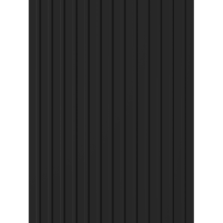 Mexen Lam-B wall slats 275 x 31.5 cm, 4 mm HDF board, Black Gloss - S100-275317-2812-055