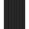 Mexen Lam-B Wandlamellen 275 x 31,5 cm, HDF-Platte 4 mm, Schwarz Glanz - S100-275317-2812-055