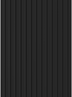 Mexen Lam-B wall slats 275 x 31.5 cm, HDF board 4 mm, Black Gloss - S100-275317-2812-055