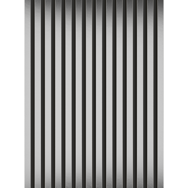 Mexen Lam-B Wandpaneele 275 x 31,5 cm, HDF-Platte 4 mm, Silber - S100-275317-2812-056