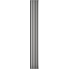 Mexen Lam-B vägglister 275 x 31,5 cm, HDF-skiva 4 mm, Silver - S100-275317-2812-056