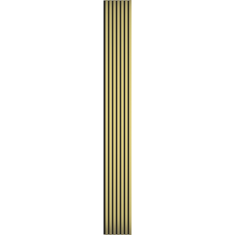 Mexen Lam-B Seinälistat 275 x 31,5 cm, HDF-levy 4 mm, Kultainen - S100-275317-2812-057