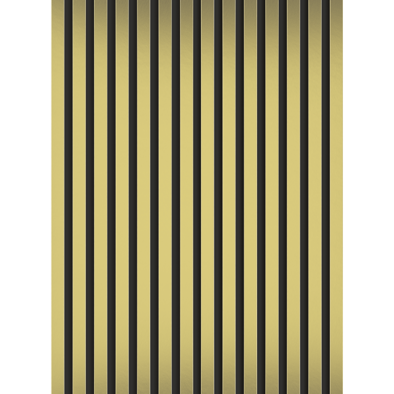 Mexen Lam-B lamelles murales 275 x 31,5 cm, panneau HDF 4 mm, Doré - S100-275317-2812-057