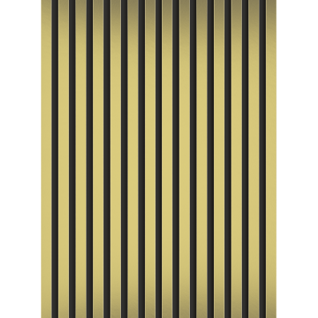 Mexen Lam-B lamelles murales 275 x 31,5 cm, panneau HDF 4 mm, Doré - S100-275317-2812-057