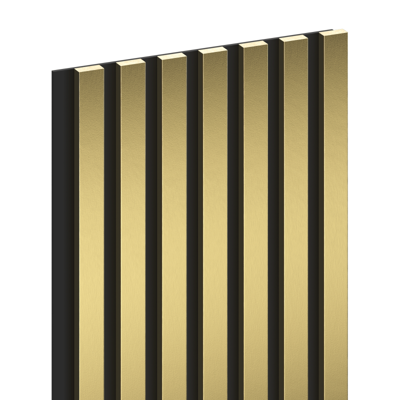 Mexen Lam-B mauere Lamele 275 x 31,5 cm, HDF-Plack 4 mm, Gëllen - S100-275317-2812-057