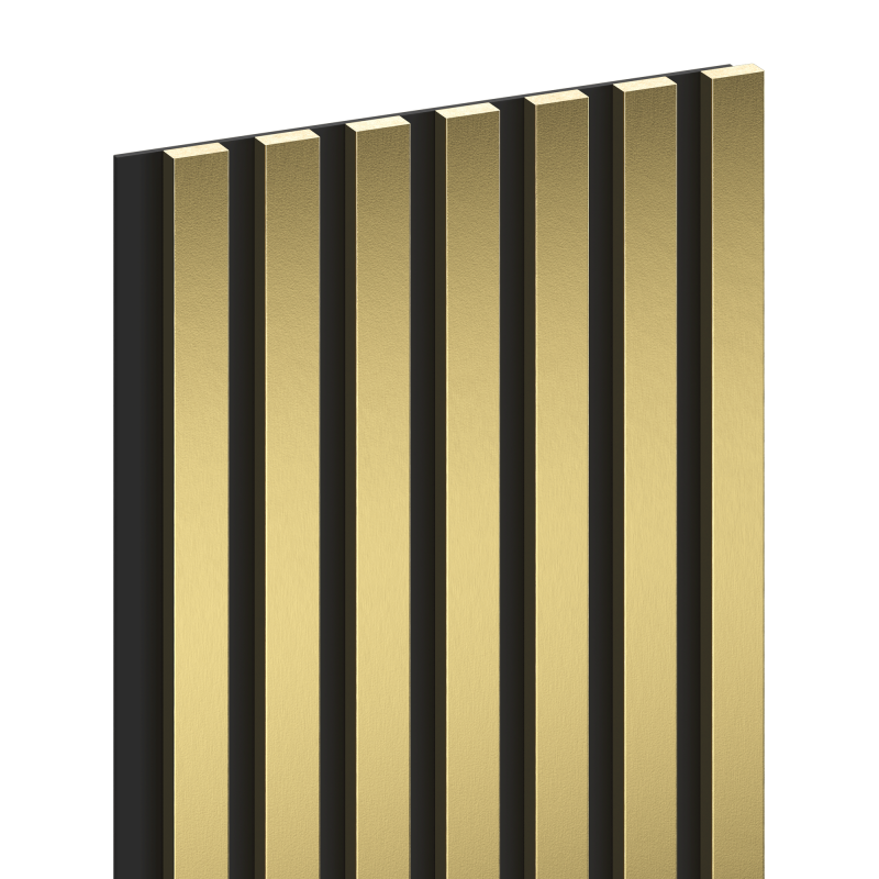 Mexen Lam-B Wandpaneele 275 x 31,5 cm, HDF-Platte 4 mm, Gold - S100-275317-2812-057