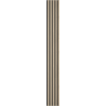 Mexen Lam-B lamelles murales 275 x 31,5 cm, panneau HDF 4 mm, Chêne Perle - S100-275317-2812-058