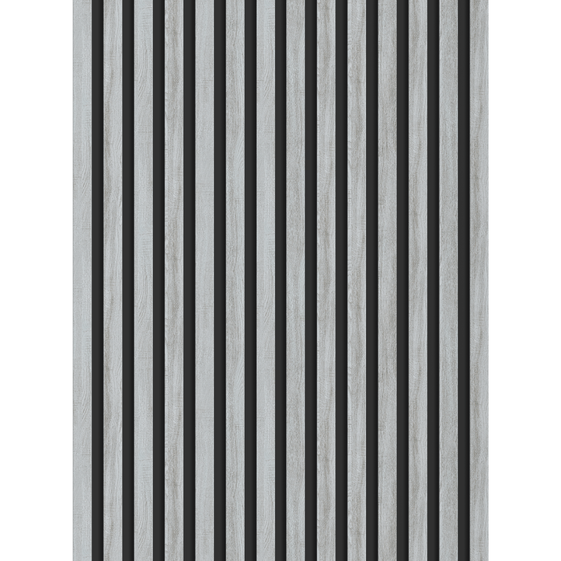Mexen Lam-B lamelles murales 275 x 31,5 cm, panneau HDF 4 mm, Chêne Glacial - S100-275317-2812-061