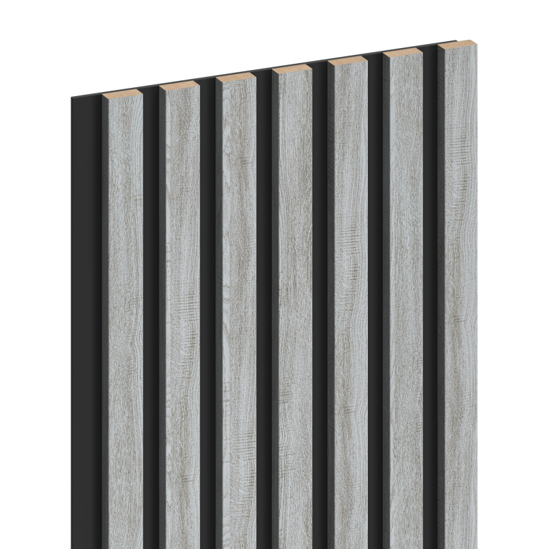 Mexen Lam-B Wandpaneele 275 x 31,5 cm, HDF-Platte 4 mm, Eiche Eis - S100-275317-2812-061