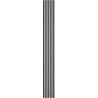 Mexen Lam-B lamelles murales 275 x 31,5 cm, panneau HDF 4 mm, Chêne Glacial - S100-275317-2812-061