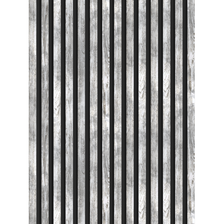 Mexen Lam-B Wandpaneele 275 x 31,5 cm, HDF-Platte 4 mm, Gebleichte Eiche - S100-275317-2812-064