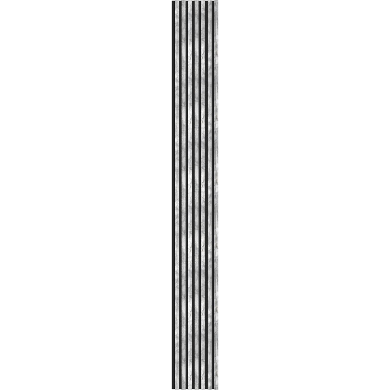 Mexen Lam-B lamas de pared 275 x 31,5 cm, tablero HDF 4 mm, Roble Blanqueado - S100-275317-2812-064