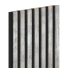 Mexen Lam-B Wandlamellen 275 x 31,5 cm, HDF-Platte 4 mm, Gebleichte Eiche - S100-275317-2812-064