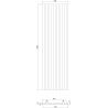 Mexen Lam-B panneaux muraux 275 x 31,5 cm, panneau HDF 4 mm, Chêne Miel - S100-275317-2812-066