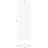 Mexen Lam-B Wandpaneele 275 x 31,5 cm, HDF-Platte 4 mm, Honigeiche - S100-275317-2812-066