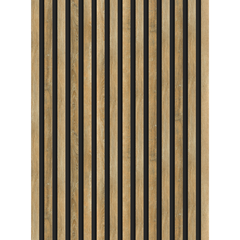 Mexen Lam-B Wandpaneele 275 x 31,5 cm, HDF-Platte 4 mm, Honigeiche - S100-275317-2812-066