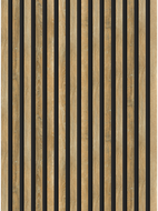 Mexen Lam-B wall slats 275 x 31.5 cm, 4 mm HDF board, Honey Oak - S100-275317-2812-066