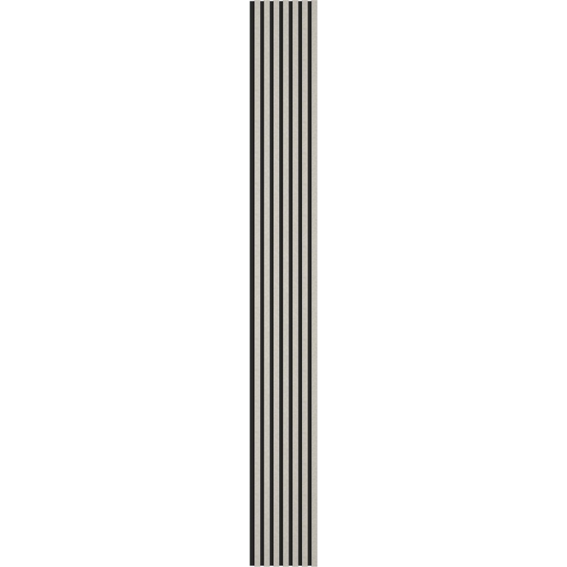 Mexen Lam-B lamele ścienne 275 x 31,5 cm, płyta HDF 4 mm, Len Szary - S100-275317-2812-068